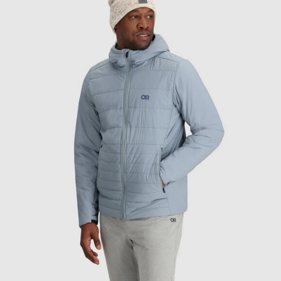 Outdoor Research Light Gray Puffer Jacket - Picture 6 of 7